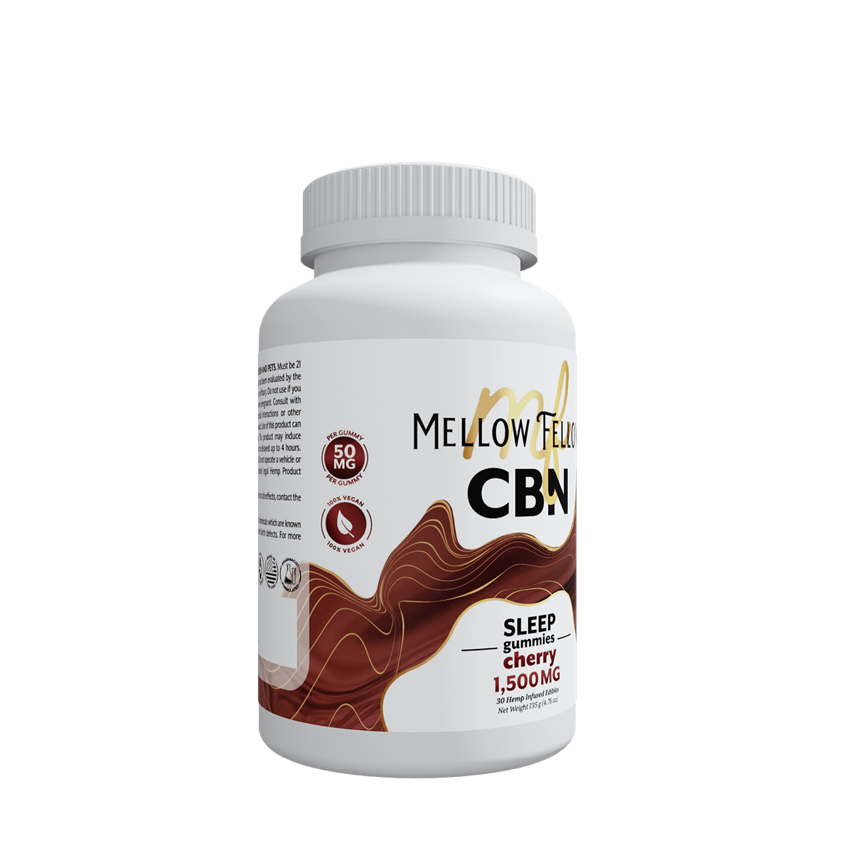 Sleep CBN Gummies - 1500mg - Cherry - Image 3