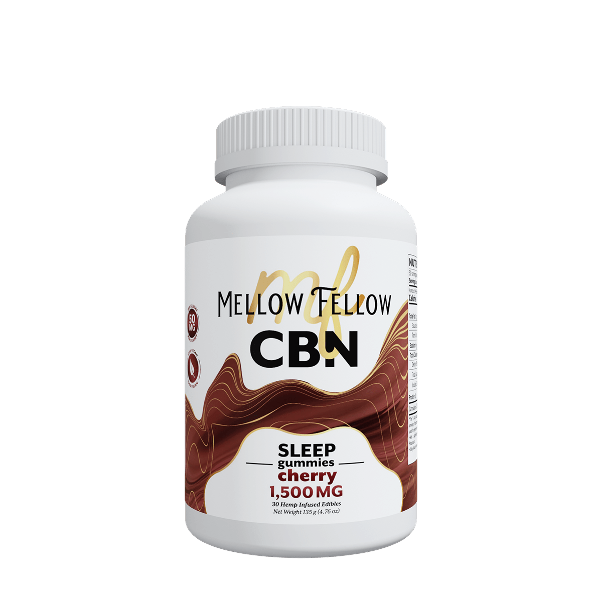 Sleep CBN Gummies - 1500mg - Cherry - Image 2