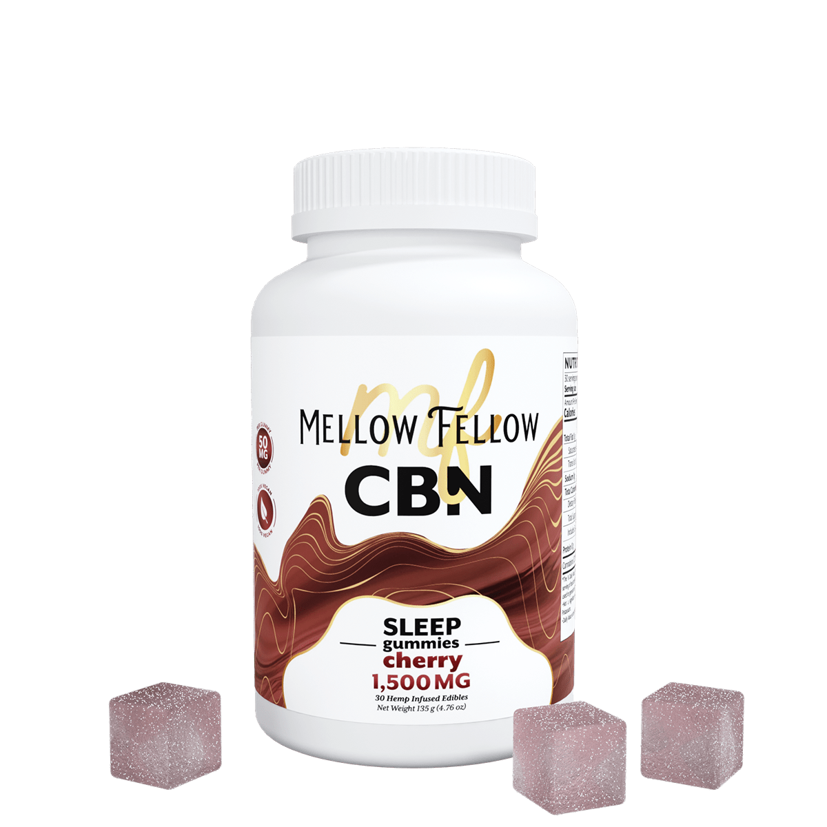 Sleep CBN Gummies - 1500mg - Cherry
