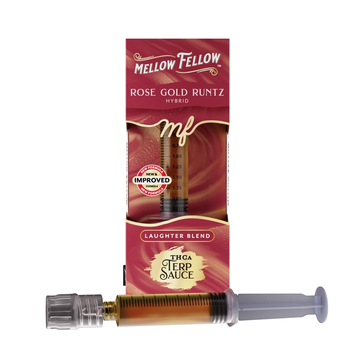 Laughter Blend - Terp Sauce 2ml Syringe - Rose Gold Runtz (Hybrid)